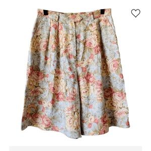 Ralph Lauren floral linen skorts